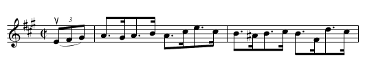 Palmetto -- Hornpipe - staff notation