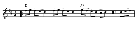 Palokankaan poikien parempi valssi - staff notation