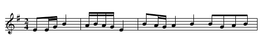 Pan ge - staff notation