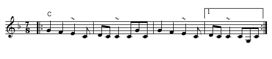 Pandalas - staff notation