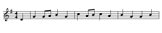 Pant Corlan yr Wyr - staff notation