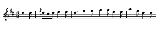 Pantaloon Quadrille, aka. CJF.170 - staff notation
