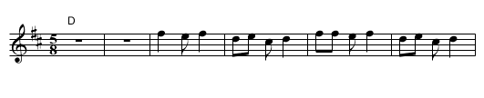 Papatya - staff notation