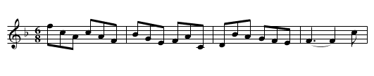 Paradise Jig - staff notation