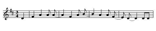 Paradise Valley - staff notation