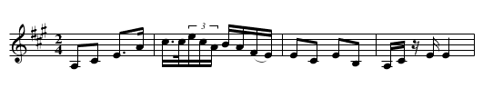 Parker's Jig - staff notation
