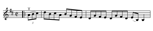 PARLOUR REEL - staff notation