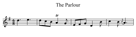 Parlour, The - staff notation
