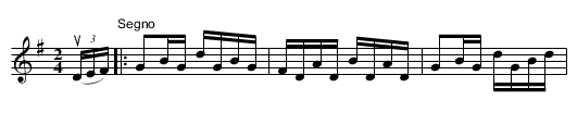 PARNELL'S -- REEL - staff notation