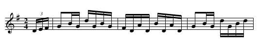 Parnell’s Reel - staff notation