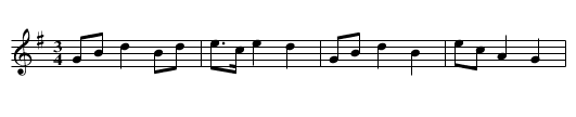 Parobeczek dziewke chwali - staff notation