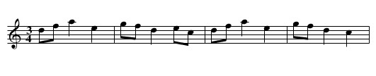 Parobeczku gruba sieczka - staff notation