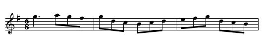 Parson Adams - staff notation