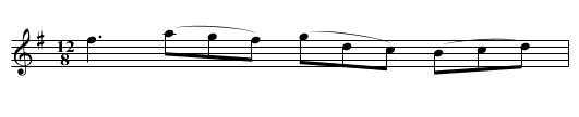 Parson Adams - staff notation