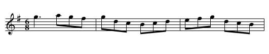 Parson Adams - staff notation