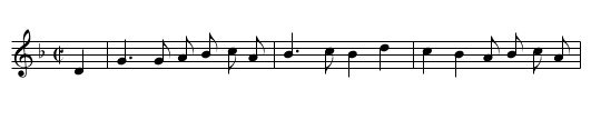 Parson upon Dorothy or Shepherd's Daughter - staff notation