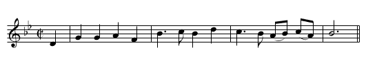 Parson Upon Dorothy. WCD3/1.064 - staff notation