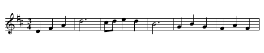 Parsou - staff notation