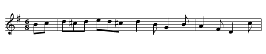 Partie de Lancier 1 - staff notation