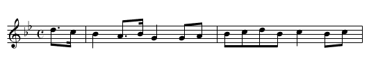 Parting Glass [1], The - staff notation