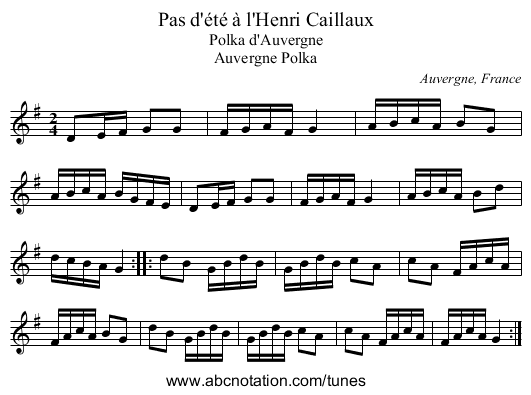 Pas d'&eacute;t&eacute; &agrave; l'Henri Caillaux - staff notation