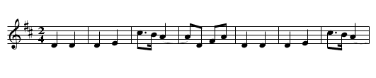 Pasodobre do Berbés - staff notation