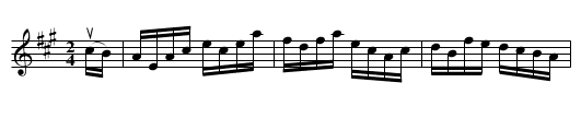 Passaic -- Hornpipe - staff notation