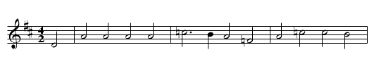 Passion - staff notation