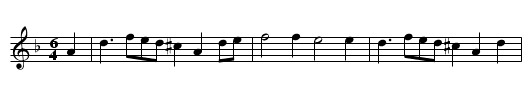 Pastheen Fuen, - staff notation