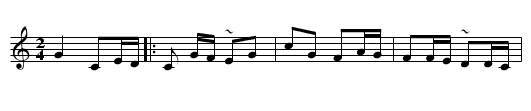 Pasucáis de Peruyes - staff notation
