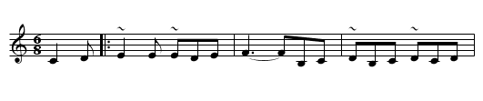 Pasucáis del Xarreru - staff notation