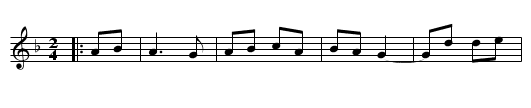 Pasudoble - staff notation