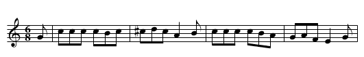 Pat Fagan - staff notation