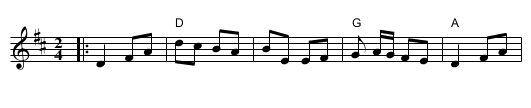 PAT HORGAN'S #1 - staff notation