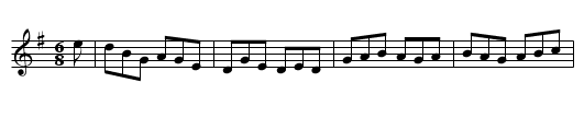 Pat O'Beirne's Favorite - staff notation
