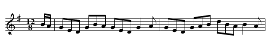 Patrick Kelly's - staff notation