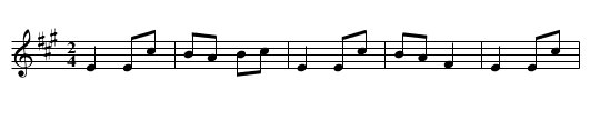 Patrick Street Polka - staff notation