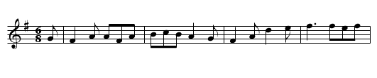 Patsy Geary's - staff notation