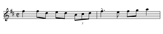 Patsy Hanley's - staff notation