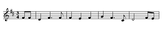 Pattonio, The Pride of the Plains - staff notation