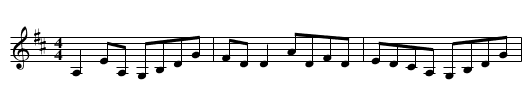 Pauline Conneely's - staff notation