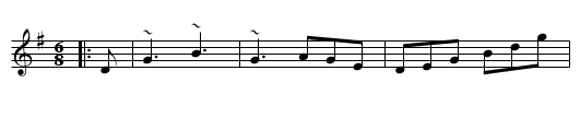 Pauline O'Neill's Fancy - staff notation