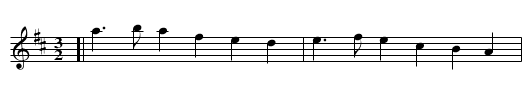 Paul's Alley - staff notation