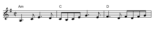 Paul's Dream - staff notation