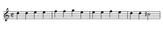 Pavane - Mille ducas - staff notation