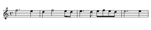 Pavane - Pass e medio - staff notation