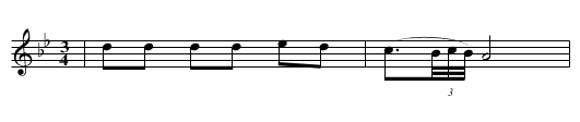 Paxarín parleru (CT 097) - staff notation