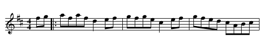 Pays de Haut - staff notation