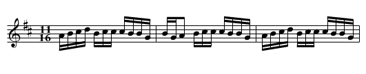 Pazardjishka kopanitsa - staff notation