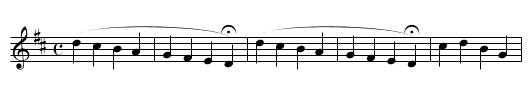 Peal On 2 Bells. JBut.1000, A - staff notation